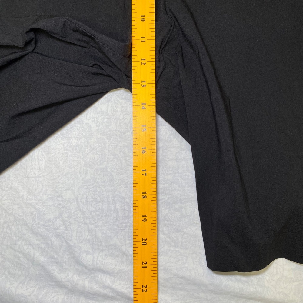 Liz Claiborne Black Pull On Bermuda Shorts Womens 18 Stretch Dress Casual - Picture 4 of 8